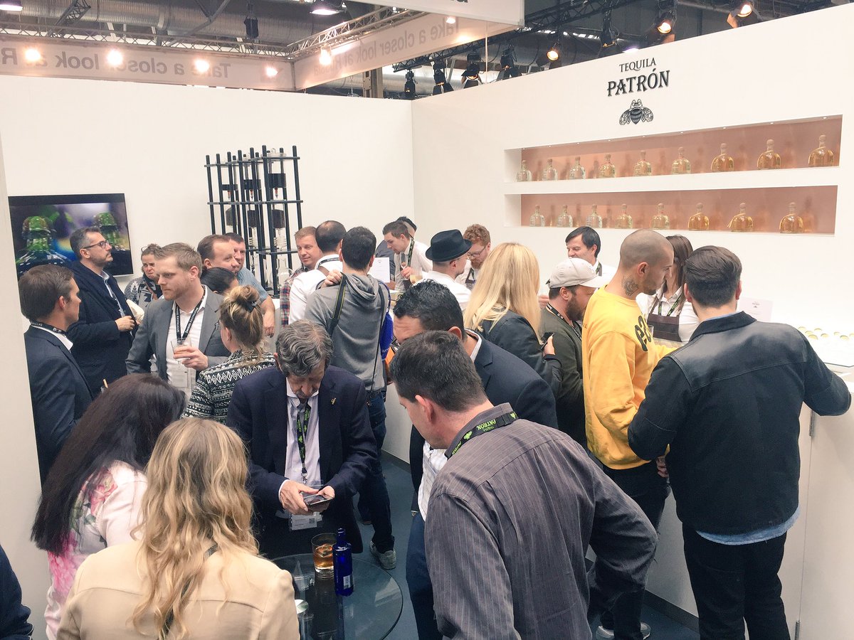 adriandparker's tweet photo. These guys didn't just show up to #BCB Berlin, They showed out. Congrats on a job well done Team @Patron! #bcb17 https://t.co/jkvyprMPZo