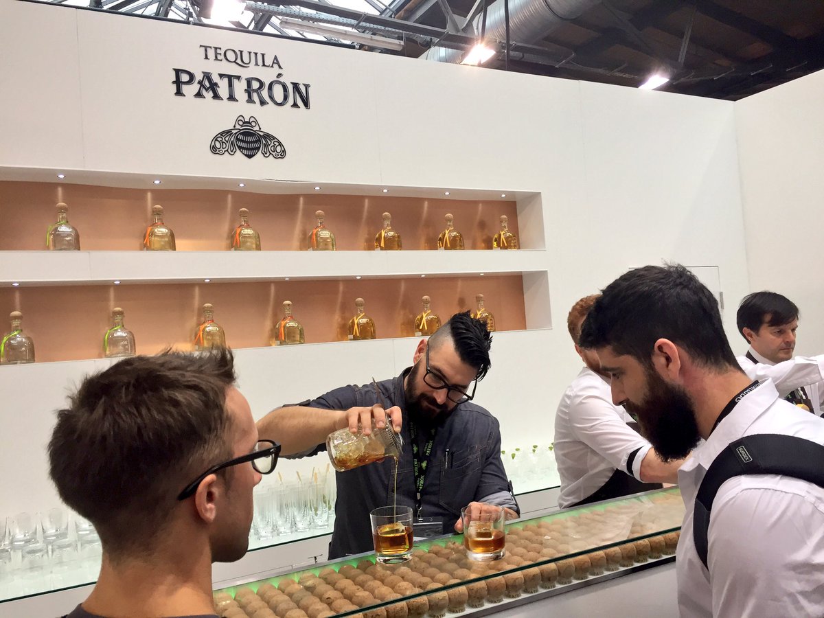 adriandparker's tweet photo. These guys didn't just show up to #BCB Berlin, They showed out. Congrats on a job well done Team @Patron! #bcb17 https://t.co/jkvyprMPZo