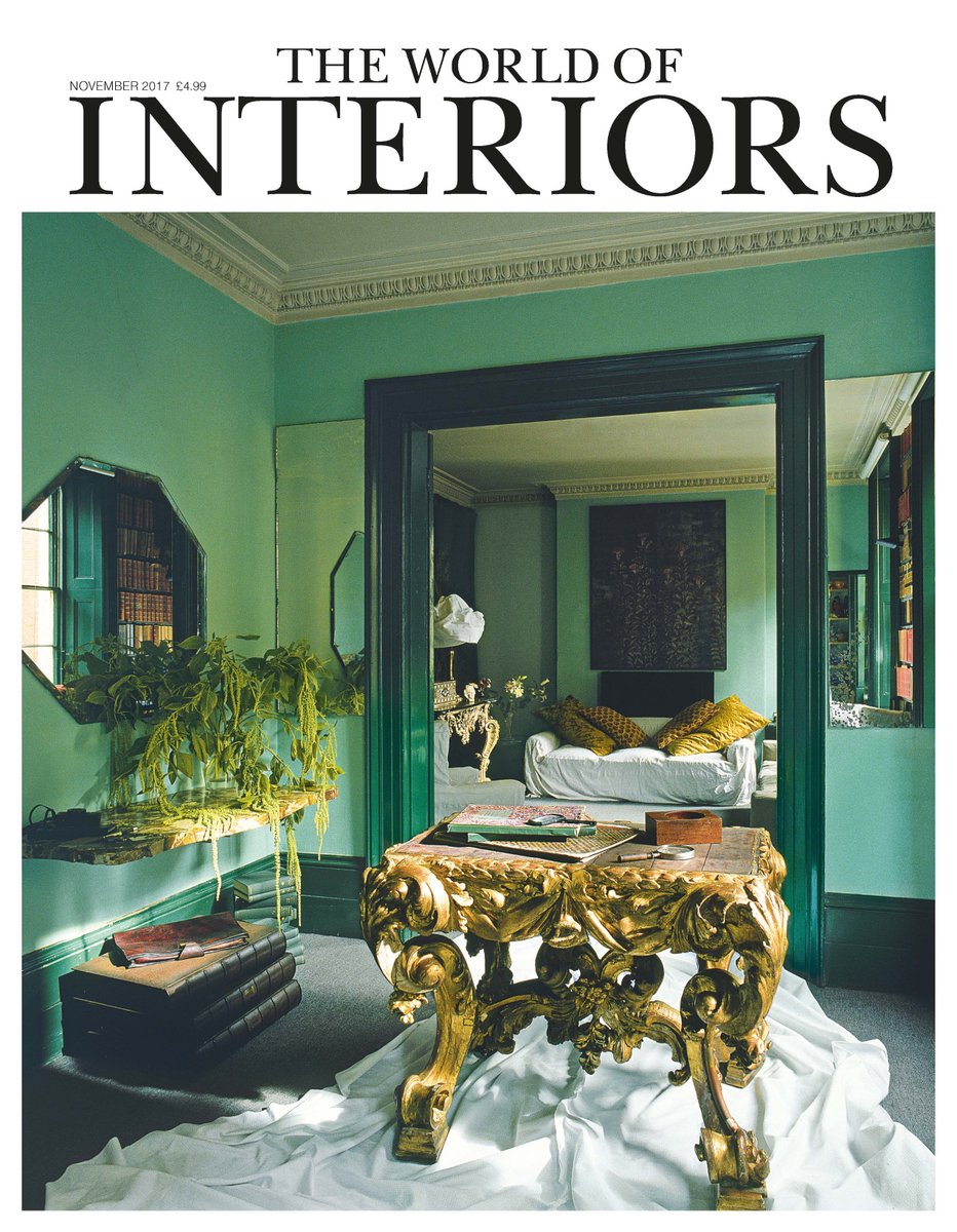 WofInteriors's tweet photo. We first captured Howard Hodgkin's home in Feb 1989 , see below right for the same view of the room three decades later @Sothebys https://t.co/sZQ0n2Z3rB