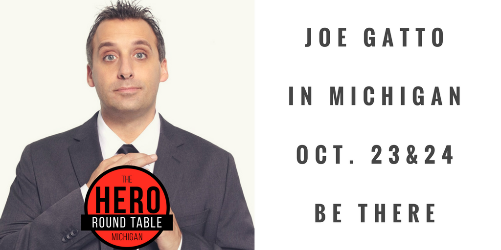 HeroRoundTable's tweet photo. Come see @Joe_Gatto from @truTVjokers in Michigan for a rare, personal event.
https://t.co/It491oMRmc. #HeroRT #ImpracticalJokers https://t.co/ApFFp1HRWS