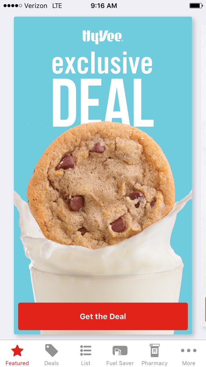 HyVeeColumbia's tweet photo. NBD, just free cookies on the app. https://t.co/SCRAFjv5lW