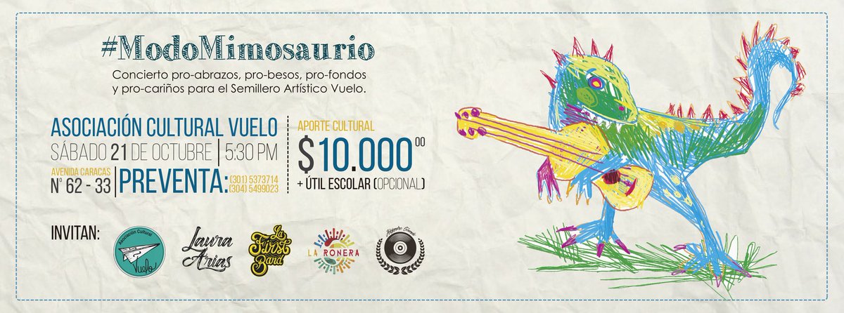 ¿Todos listos para el #ModoMimosaurio? ... una muestra artística de nuestros pequeños Mimosaurios ... ¿quién se apunta? ...