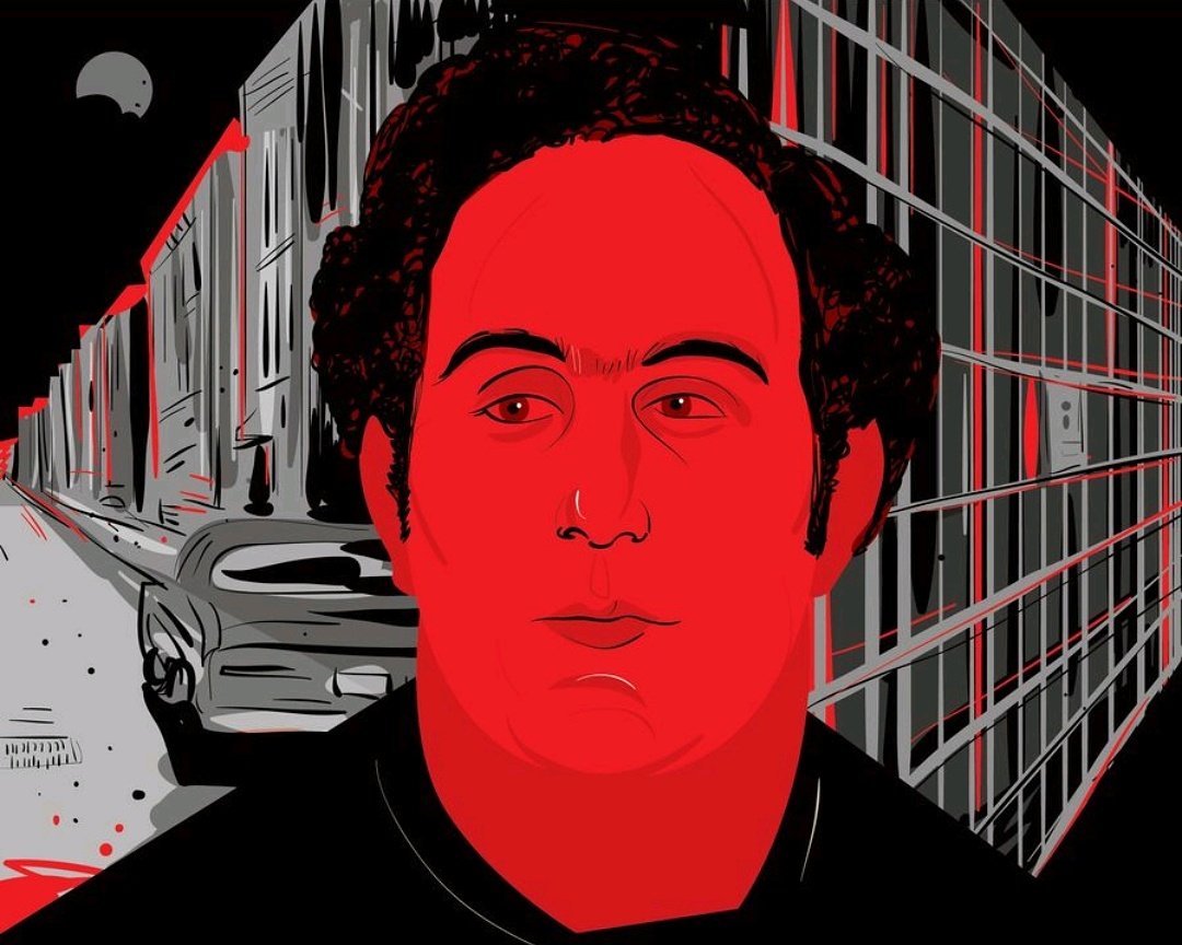 BTillustration's tweet photo. Son of Sam illustration for Westchester magazine. https://t.co/pKdXQh15yd