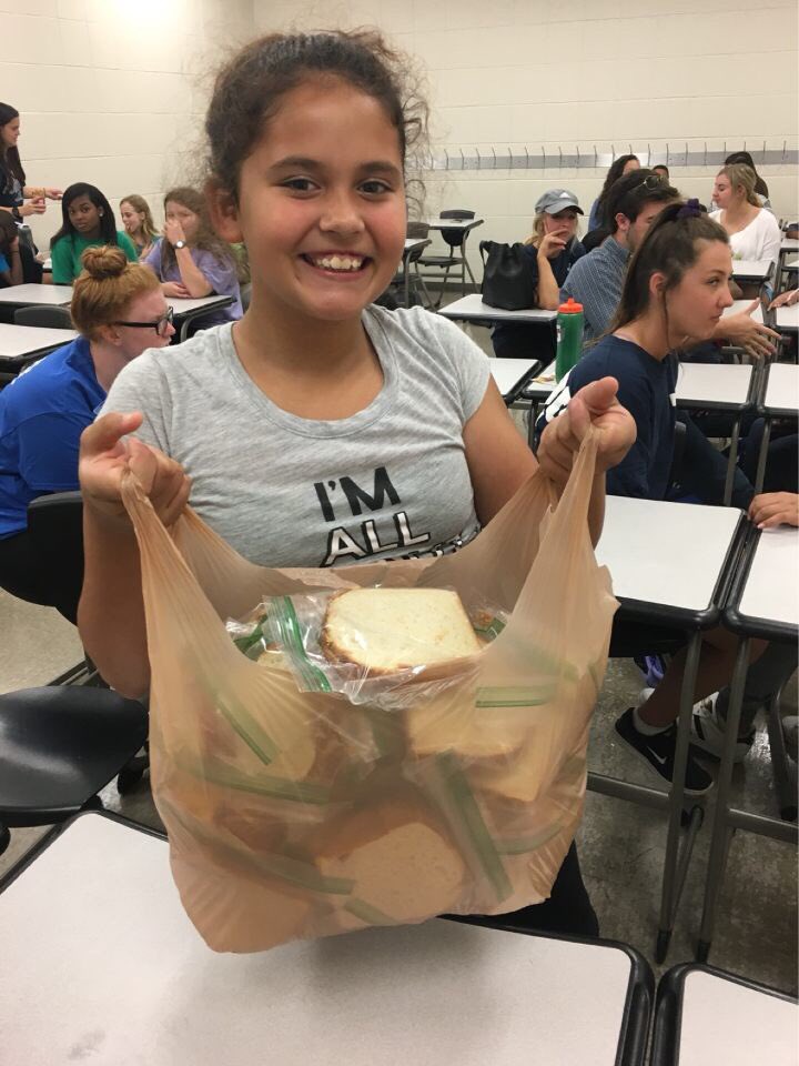 CMFKatUK's tweet photo. Thank you to @luckysmarket for their donation for the kids to make sandwiches for the homeless! https://t.co/buJm3bdsXY