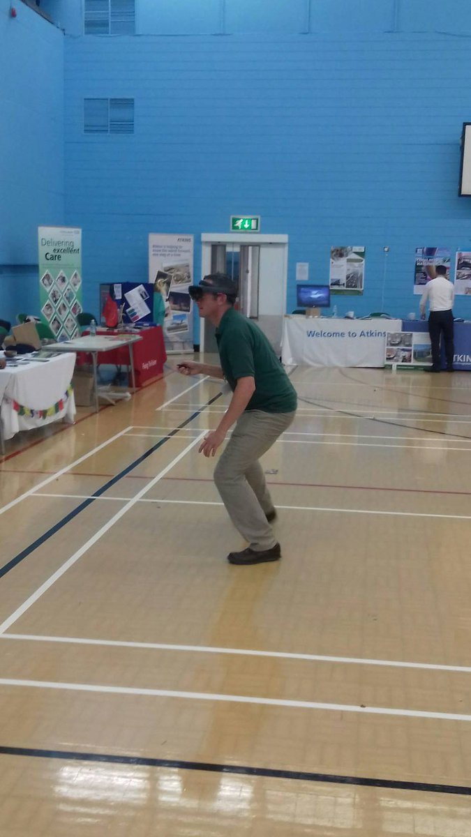 ElevateBF's tweet photo. Our guy Ben having fun on virtual reality glasses! At the careers down the Bracknell leisure centre! https://t.co/Lv8jXQd1ta