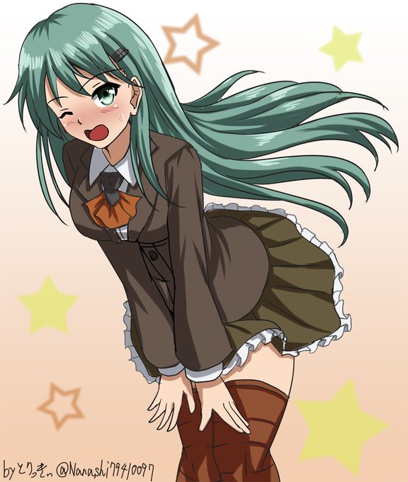 遅刻 and 10分over
スカートを抑える鈴谷

#艦これ版深夜の真剣お絵描き60分一本勝負
#艦これ版真剣お絵描き60分一本勝負_20171012
#艦これ #鈴谷 