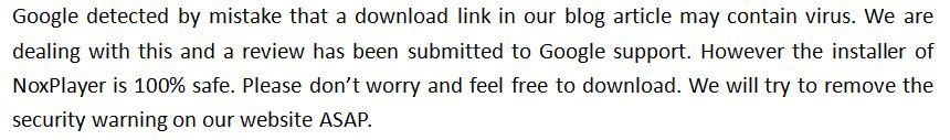 NoxPlayer tweet media
