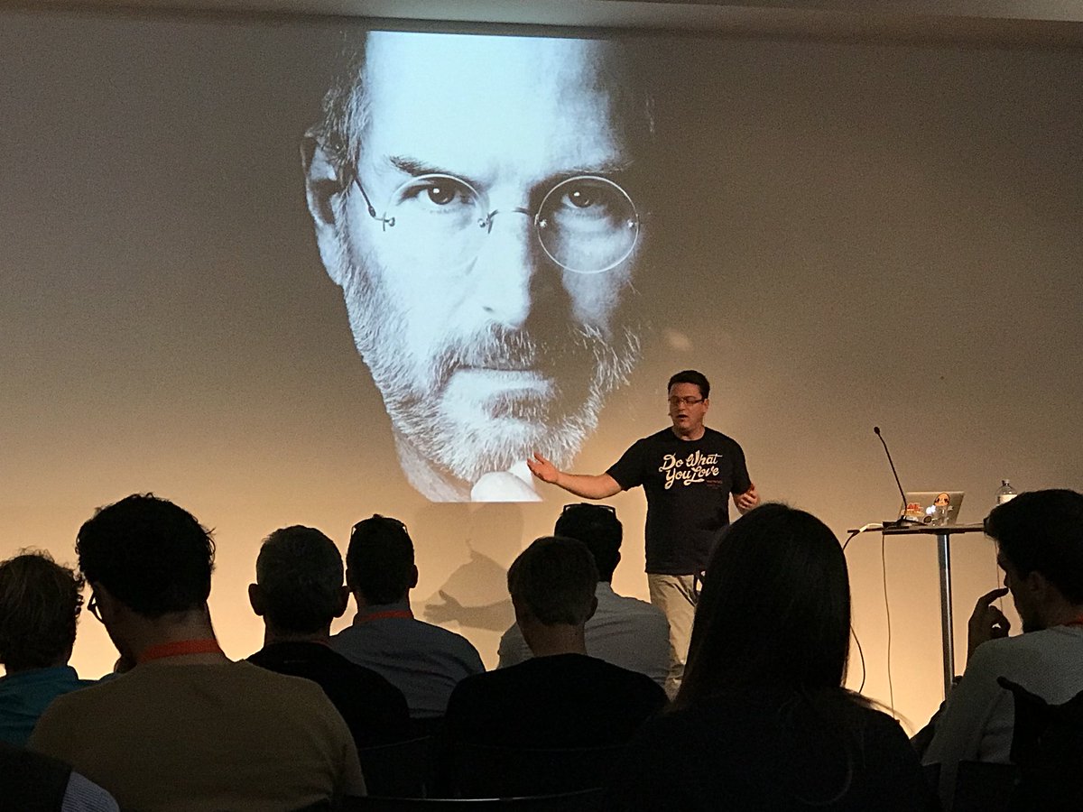 Great talk by <a href="/tsharon/">Tomer Sharon 🇮🇱🎗️🇺🇸</a> <a href="/worlduxcongress/">Usability Congress</a> in Graz. Spectacular to finally watch him live! Now to try and say hi...