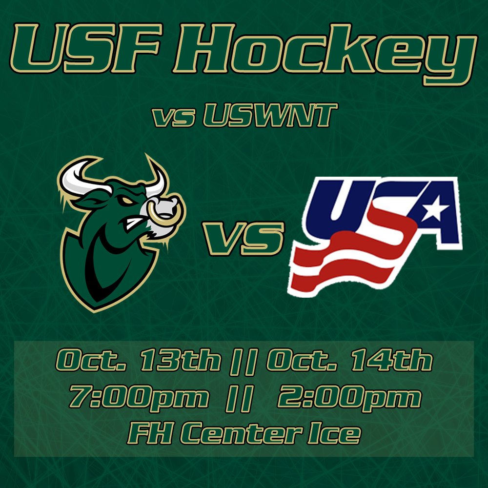 HockeyClubUSF's tweet photo. Tomorrow is the big day! Be sure to let your friends know! 
Friday - https://t.co/h2t1NskAOl
Saturday - https://t.co/F4GFg3j5Lc #USFHockey https://t.co/X14xysPQDa
