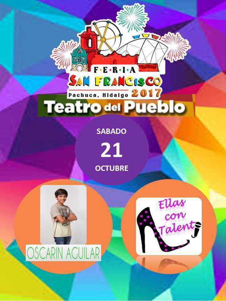 juancarlosCefae's tweet photo. Este 21 de octubre el talento de @cefae_pachuca estará en la @FeriaHidalgo abriendo el show de la única e internacional @SantaneraMx https://t.co/HZBkJGGrAL