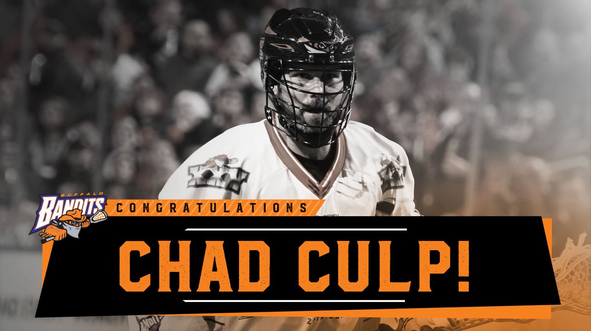 NLLBandits's tweet photo. Congratulations on your retirement, Chad! Best wishes from #Banditland. #CulpAMania https://t.co/lmR80pL8Wo