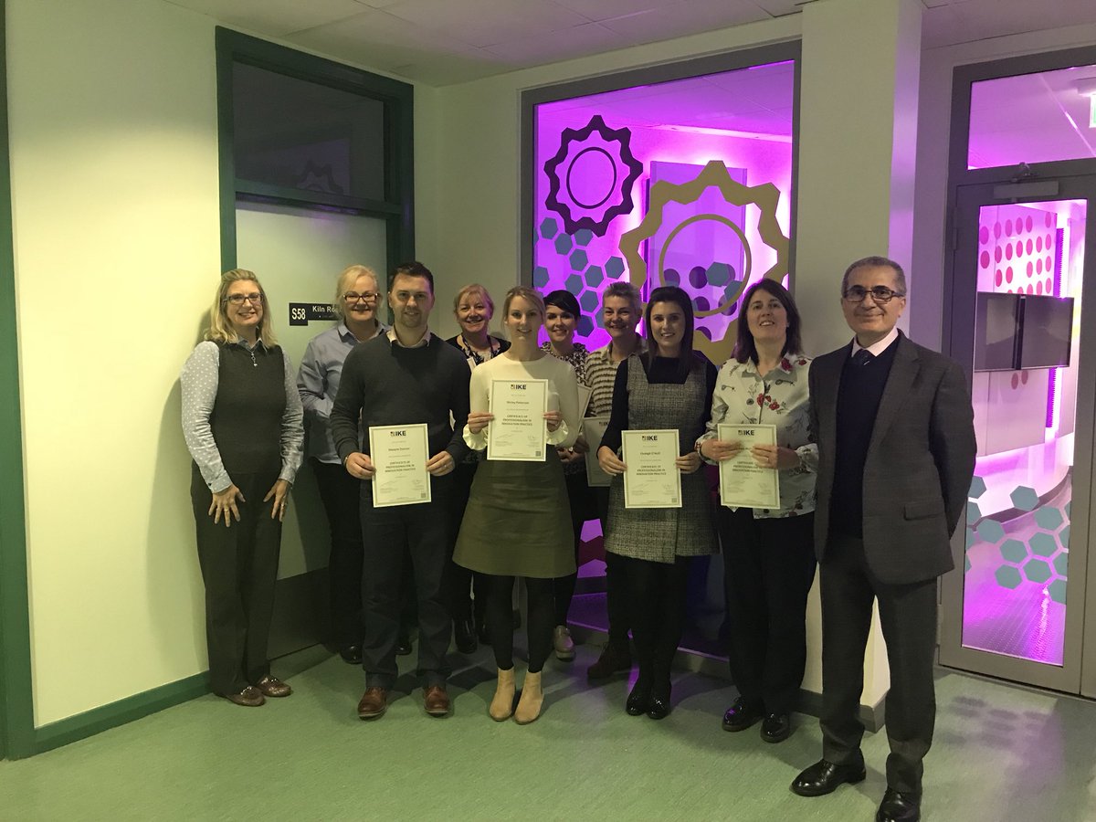 CONGRATULATIONS! IKE Certified #Innovation Practitioners <a href="/swccollege/">South West College</a> Team IKE Institute NI! W/ <a href="/profsmedhat/">Prof Sam Medhat</a> #SMEGrowth #Creativity RT