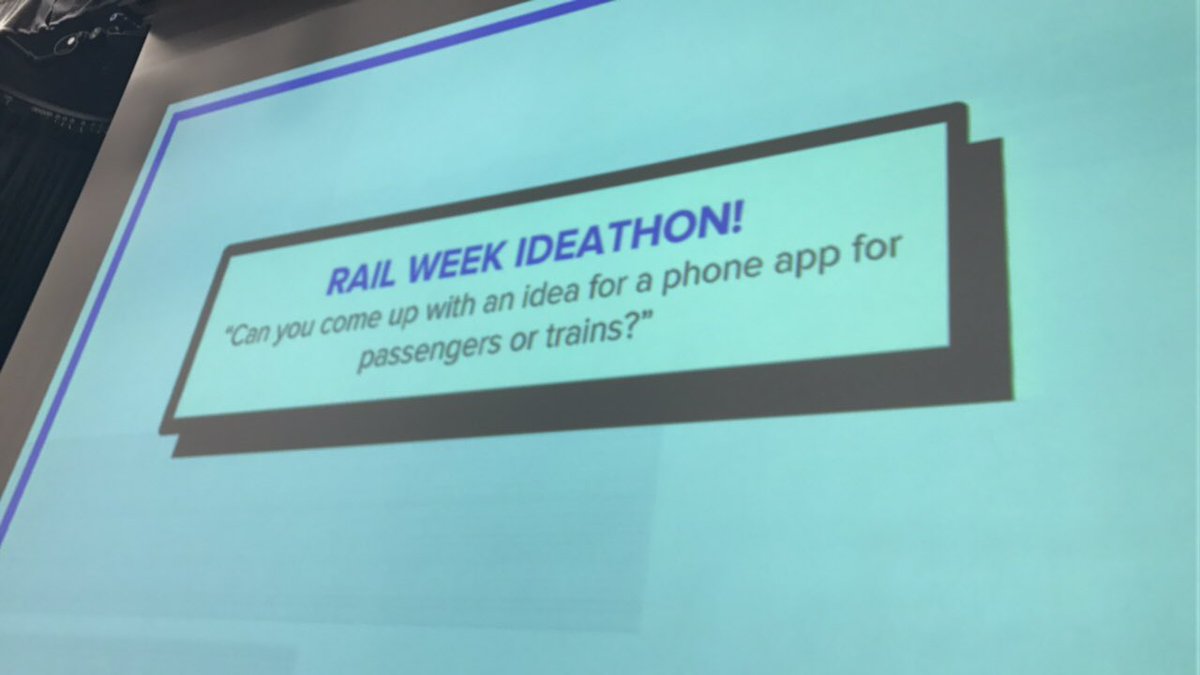 hackpartners's tweet image. Challenging the kids - What cool ideas can year 9's come up with? #railweek #hacktrain #hacktherails