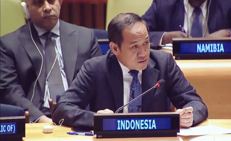 indonesiaunny's tweet photo. Indonesia ๐ฎ๐ฉ #UNGA #6Com : Critical to close legal gaps in addressing heinous crime @Portal_Kemlu_RI @KIPSKemlu https://t.co/mQv67Mq3Kk