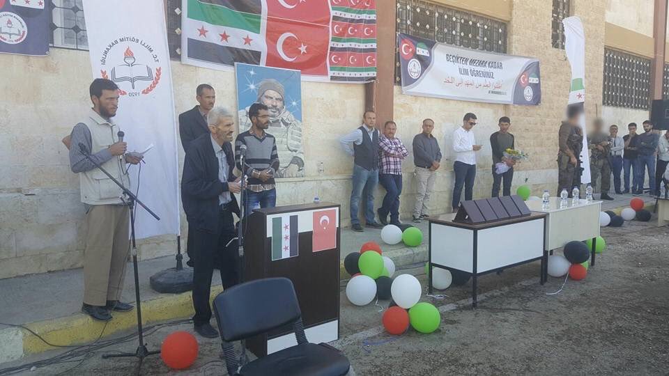 SavunmaSanayiST's tweet photo. "Beşikten Mezara Kadar İlim Öğreniniz"

“El Bab Fatih’i” Şehit Binbaşı Bülent Albayrak (Öz.K.K) adına El Bab'da açılan okul faaliyete geçti. https://t.co/Vs5W9uF5kJ