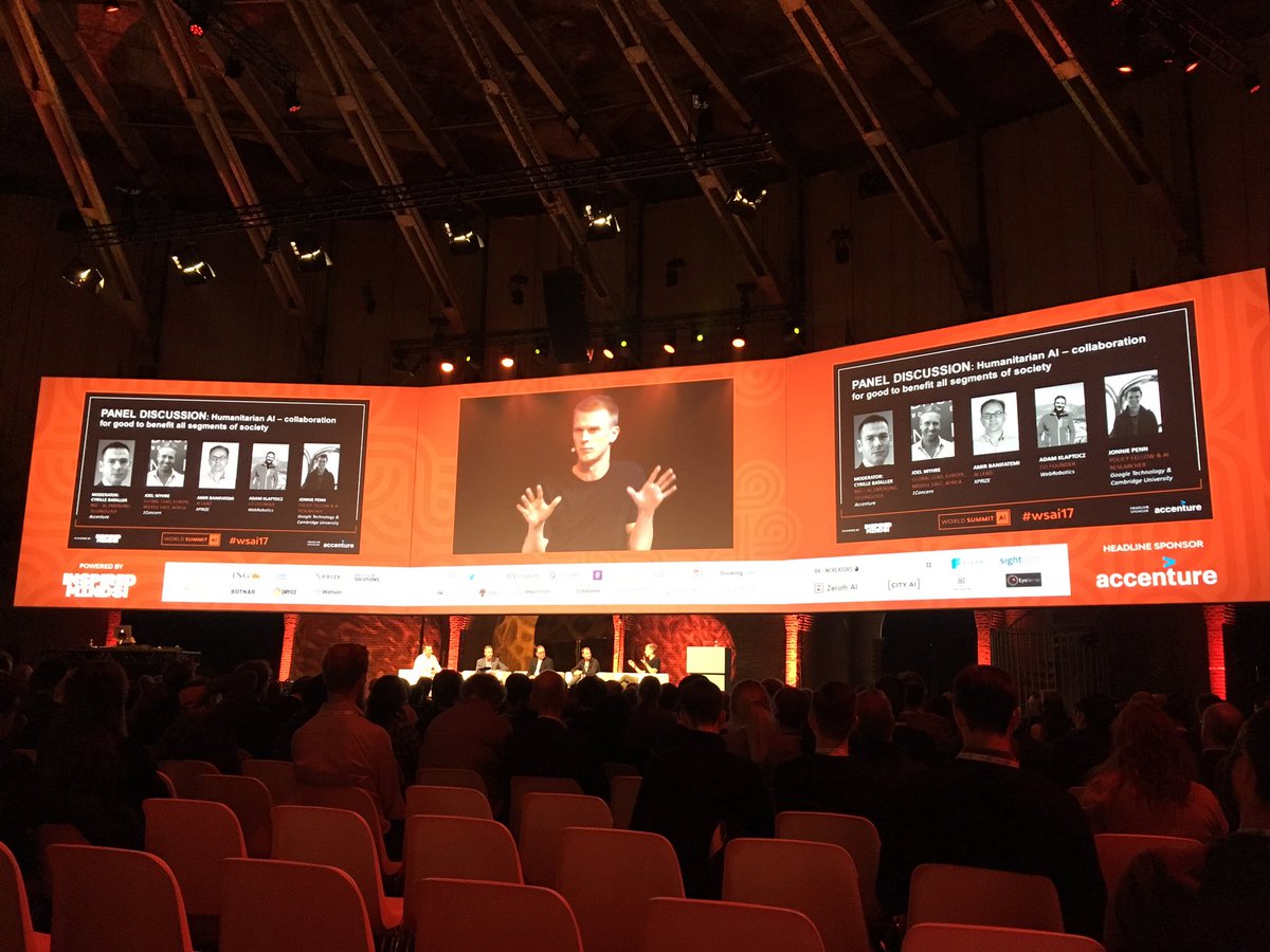 dezeruimte's tweet photo. Disasters are of all times: hurricanes, Ebola. How can AI help predict & prepare? Humanitarian AI at #wsai2017 https://t.co/MgNGwIx1O9