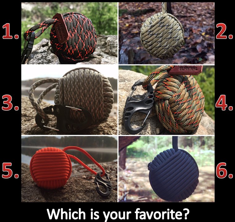 FWSurvival1's tweet photo. We’re trying to determine our most popular colors. Please take a second and leave your favorite number or numbers in the comments. Thanks! https://t.co/6SiGukLK0t