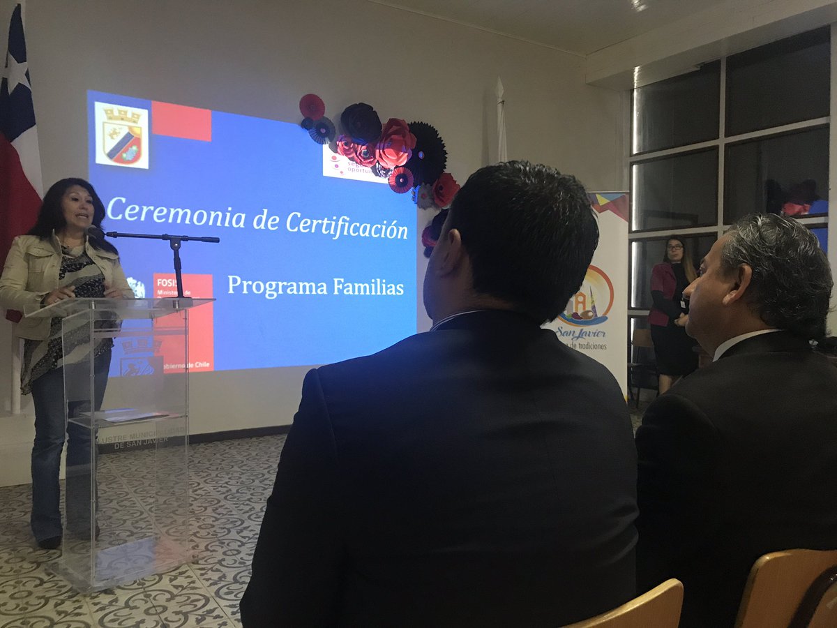 muni_sanjavier's tweet photo. Alcalde Jorge silva participa en certificación de programa Familias de San Javier. Alrededor de 60 familias beneficiadas @Minvu @FosisMaule https://t.co/S7LRpGdiqM