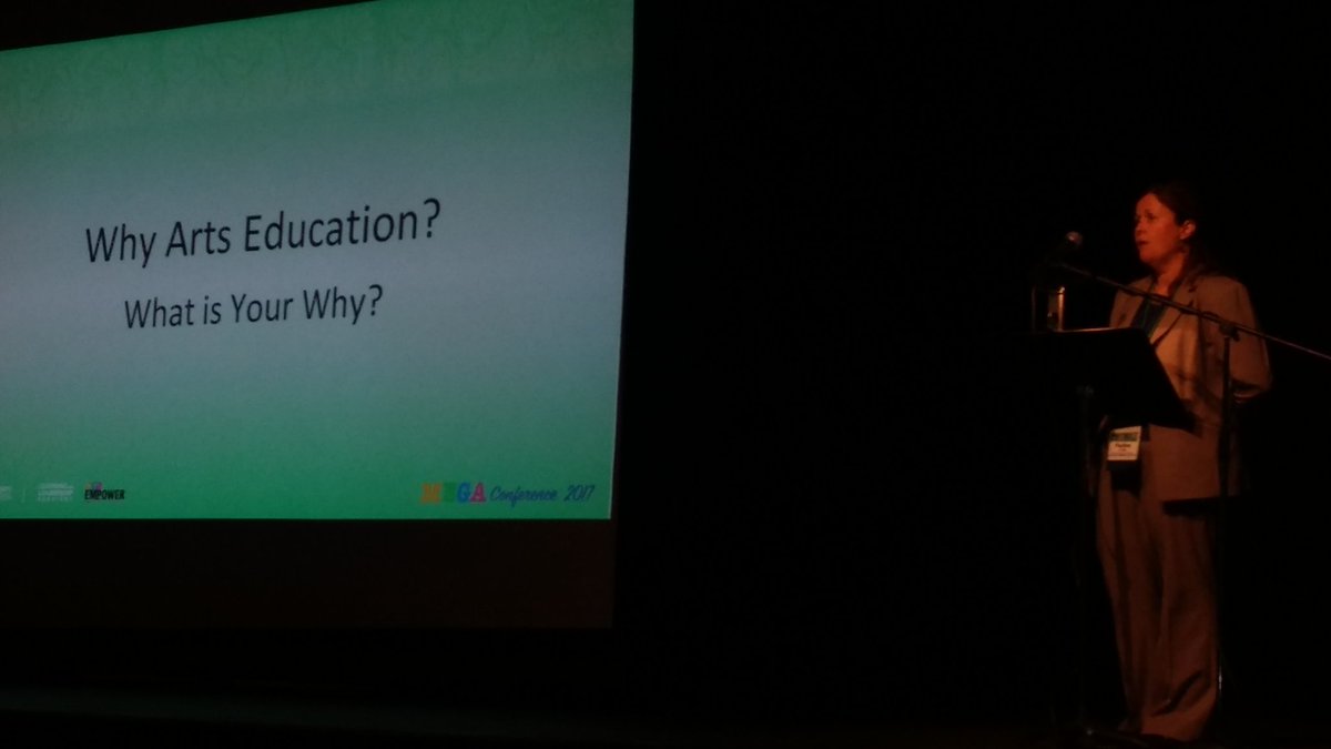 Ensuring every child has access to arts education, regardless of zip code @ArtsEmpowerSD #AEMega17