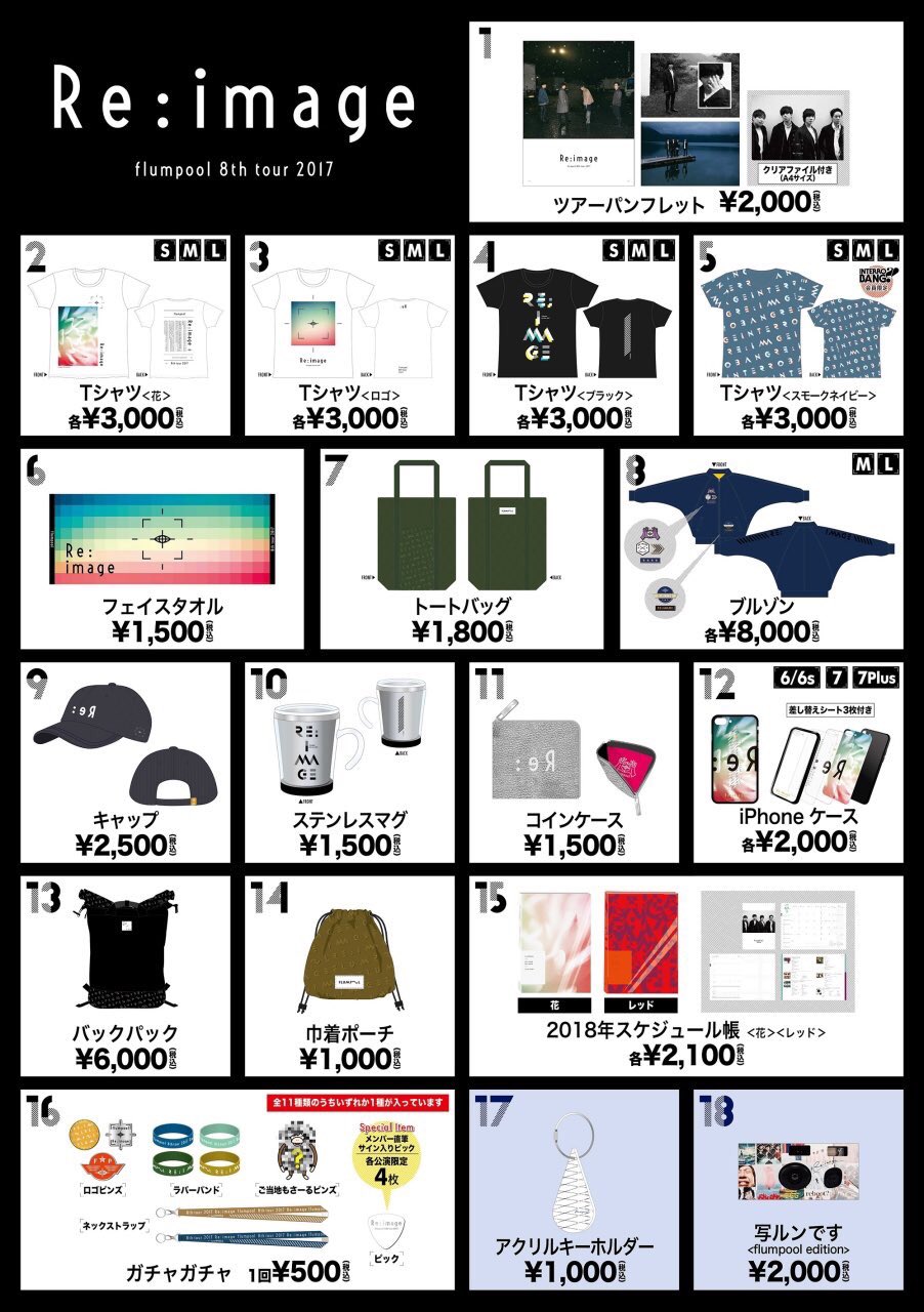 flumpoolツアーグッズ｜タレントグッズ