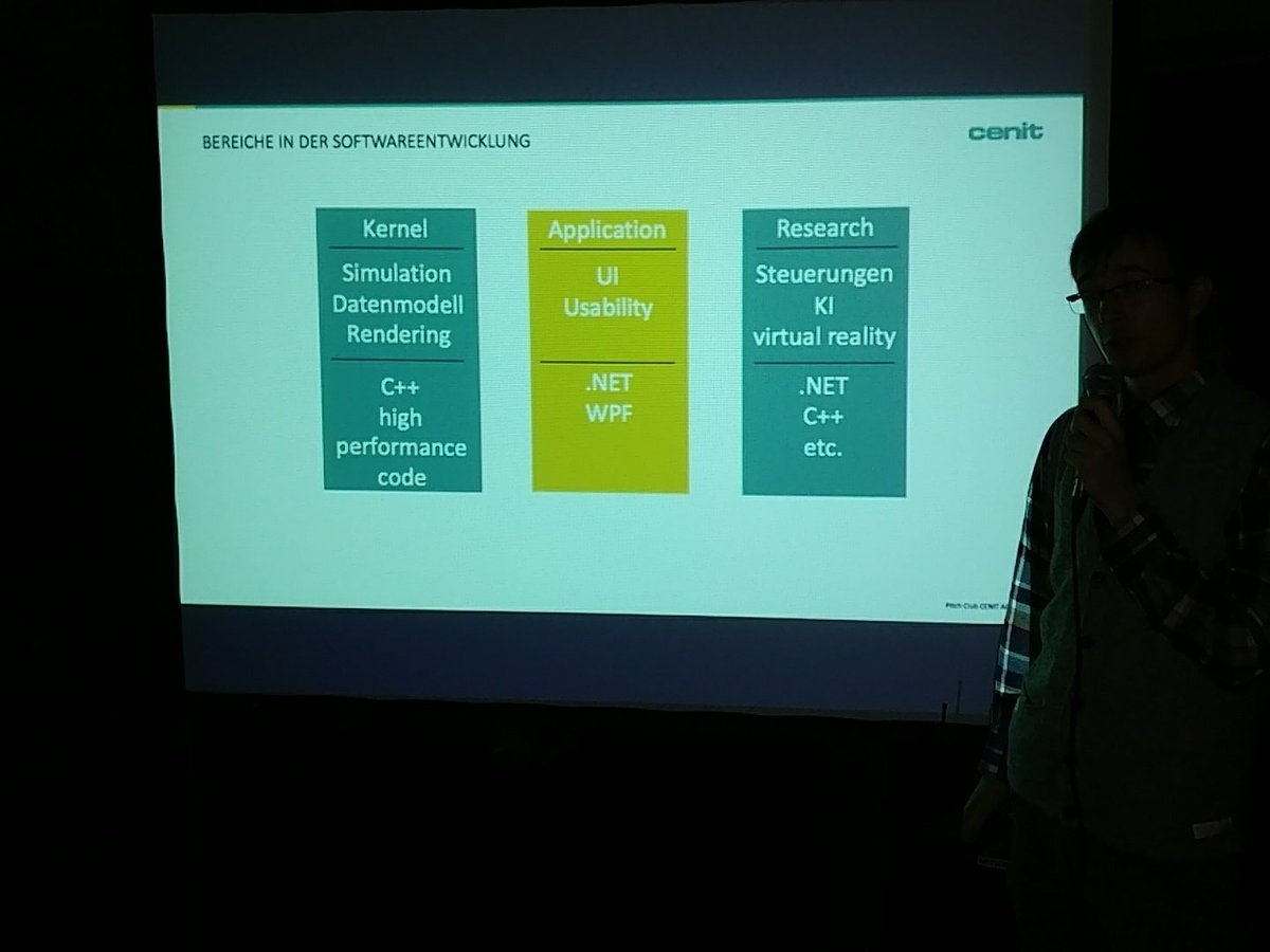 PitchClubFFM's tweet photo. @cenitAG pitching in front of top-notch #devs at #PCDE3 in #Stuttgart https://t.co/QzNo19obkd