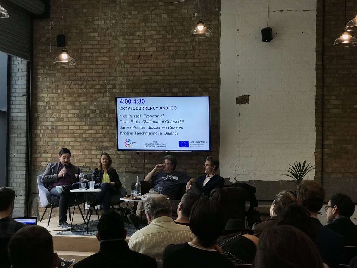 #cryptocurrency &amp; #ICO at #techtoday by <a href="/capenterprise/">Capital Enterprise</a> &amp; <a href="/CE_CASTS/">CASTS</a> with <a href="/propcoin_io/">Propcoin</a> <a href="/cofound_it/">Cofound It</a> blockchain reserve Balance #london #startup