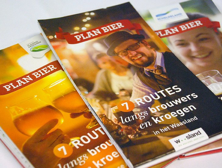 Plan #Bier: 3 gratis brochures met 12 fiets- en 9 wandelroutes langs
meer dan 200 streekbiercafés &amp; 29 brouwerijen ow.ly/YNVB30fLHoc