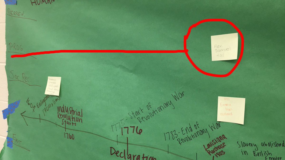 prothehe's tweet photo. Due to his appreciation for real world experience  @rachelesmith31  and I find Samuel Hall to be a progressivist #Sect0013 https://t.co/nrCJcf3PIR