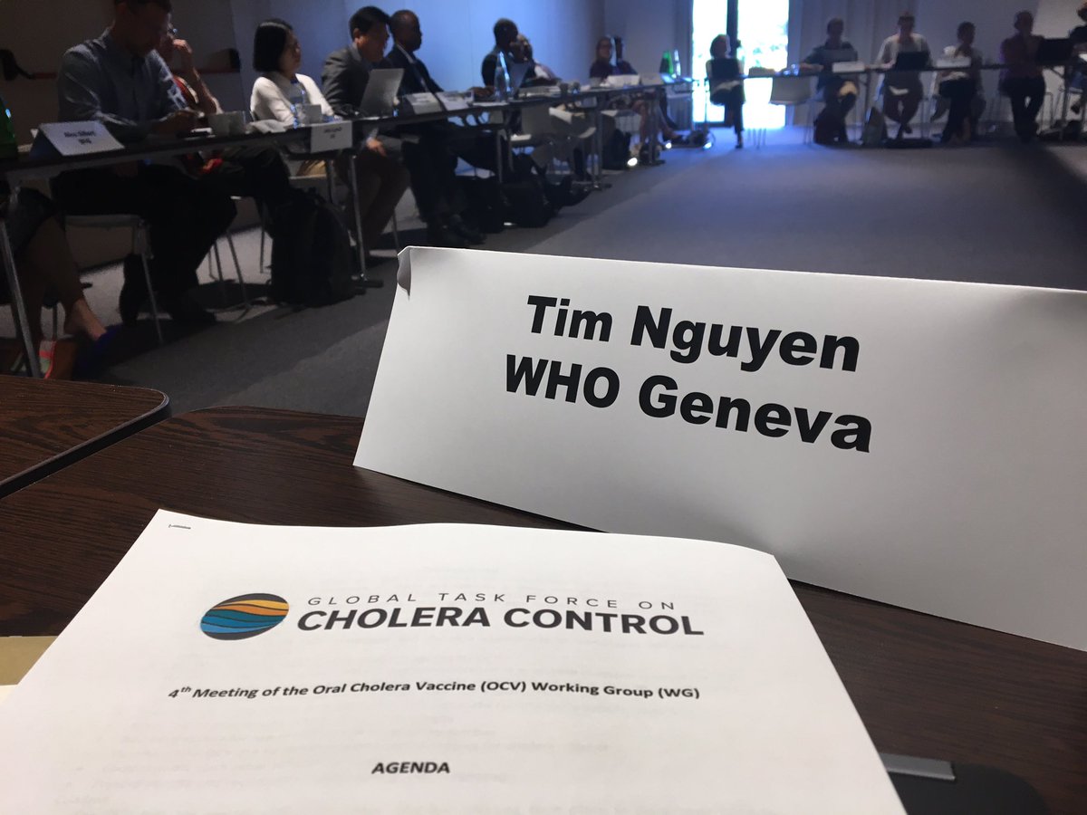 research2policy's tweet photo. #endcholera with the #OCV working group &amp; @SecGTFCC &amp; #ICGstockpile cause #vaccineswork https://t.co/aXGp88iwZF