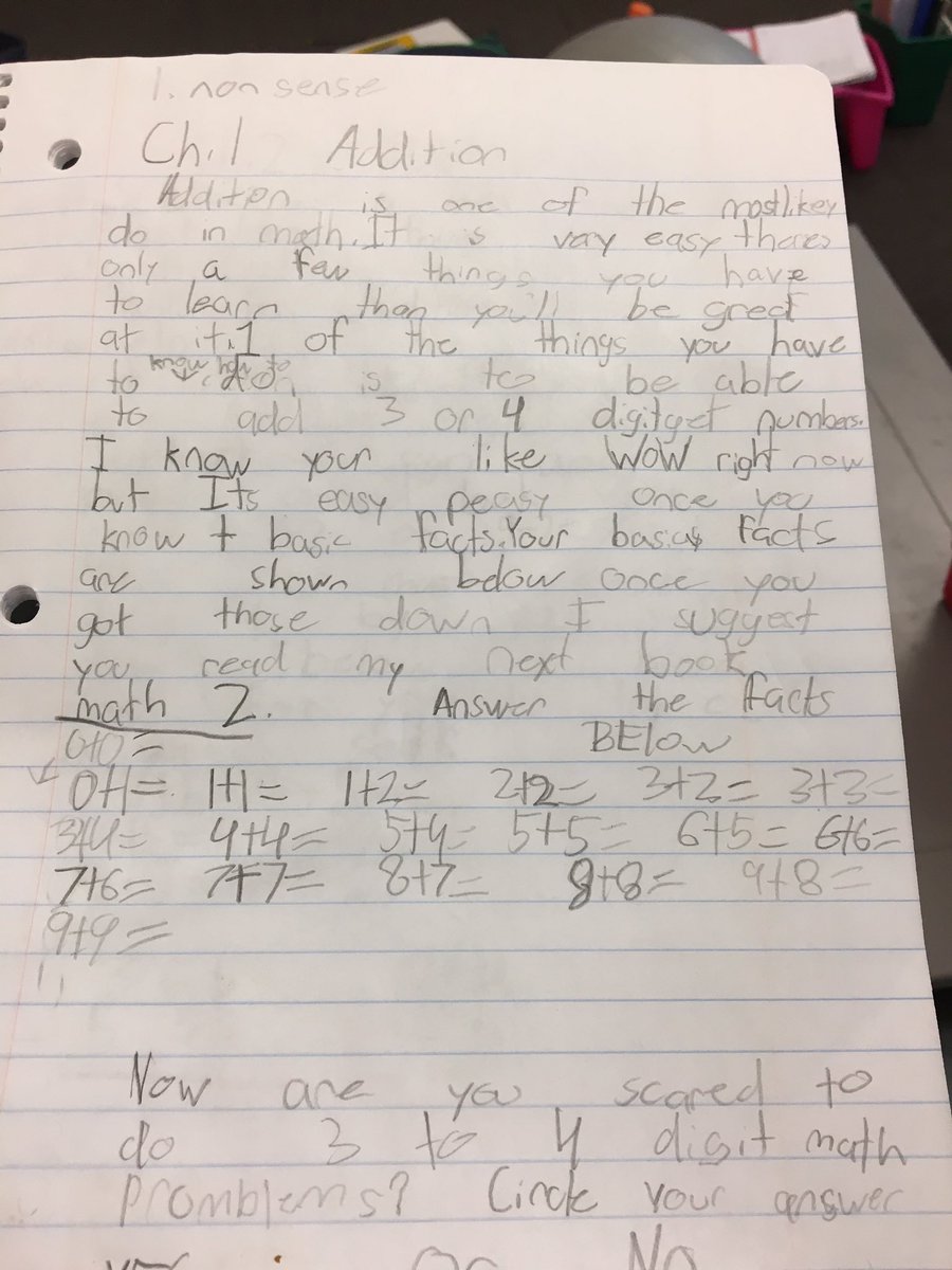 hlvaron's tweet photo. #revisingachapter how one reluctant reviser transformed his chapter @TCRWP @RidgeviewKISD #KellerLiteracy #3rdgradeauthors https://t.co/vhtnN2p3iz