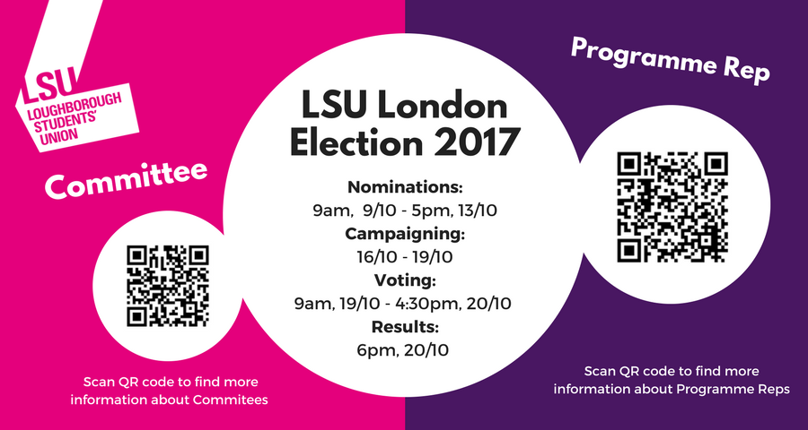 LSULondon's tweet photo. Nominations will be closed at 5pm tomorrow! Don't miss out on the opportunities to represent LU LDN students #LSUFamily #Election2017 https://t.co/umXBk3jchJ