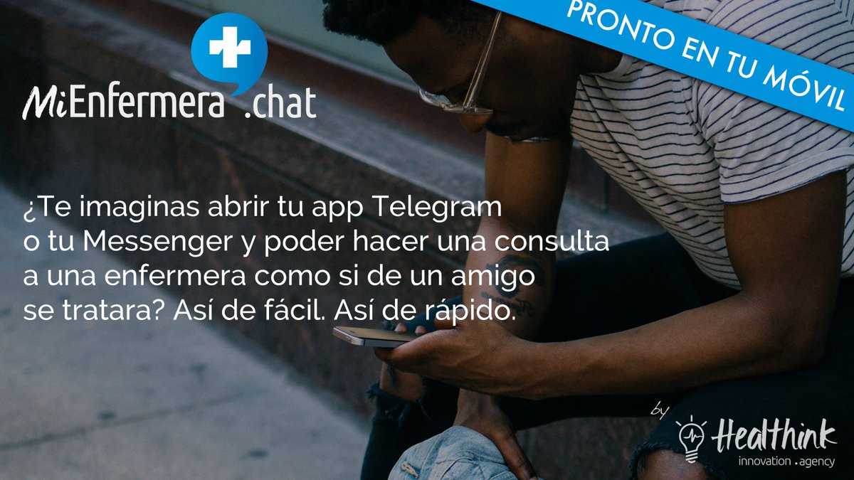 Pronto podrás contactar con una #enfermera desde tu móvil. ¿Te lo imaginas? Utilizando tu app de mensajería favorita #Telegram #messenger
