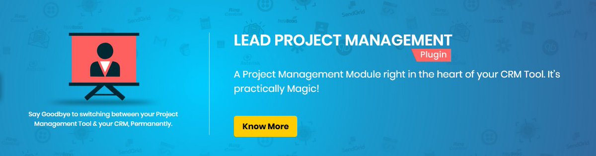 wakeupsales's tweet image. A #ProjectManagementModule right in the heart of your #CRMTool bit.ly/2xA7Bdj