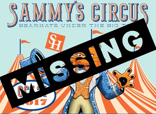 SamHouston_SGA's tweet photo. Sammy's missing! Help find him & get a chance to win some #SamSwag. #Twitpic w Sammy & the picture w the most likes wins! #FindingSammy https://t.co/tEkJR7jiOk