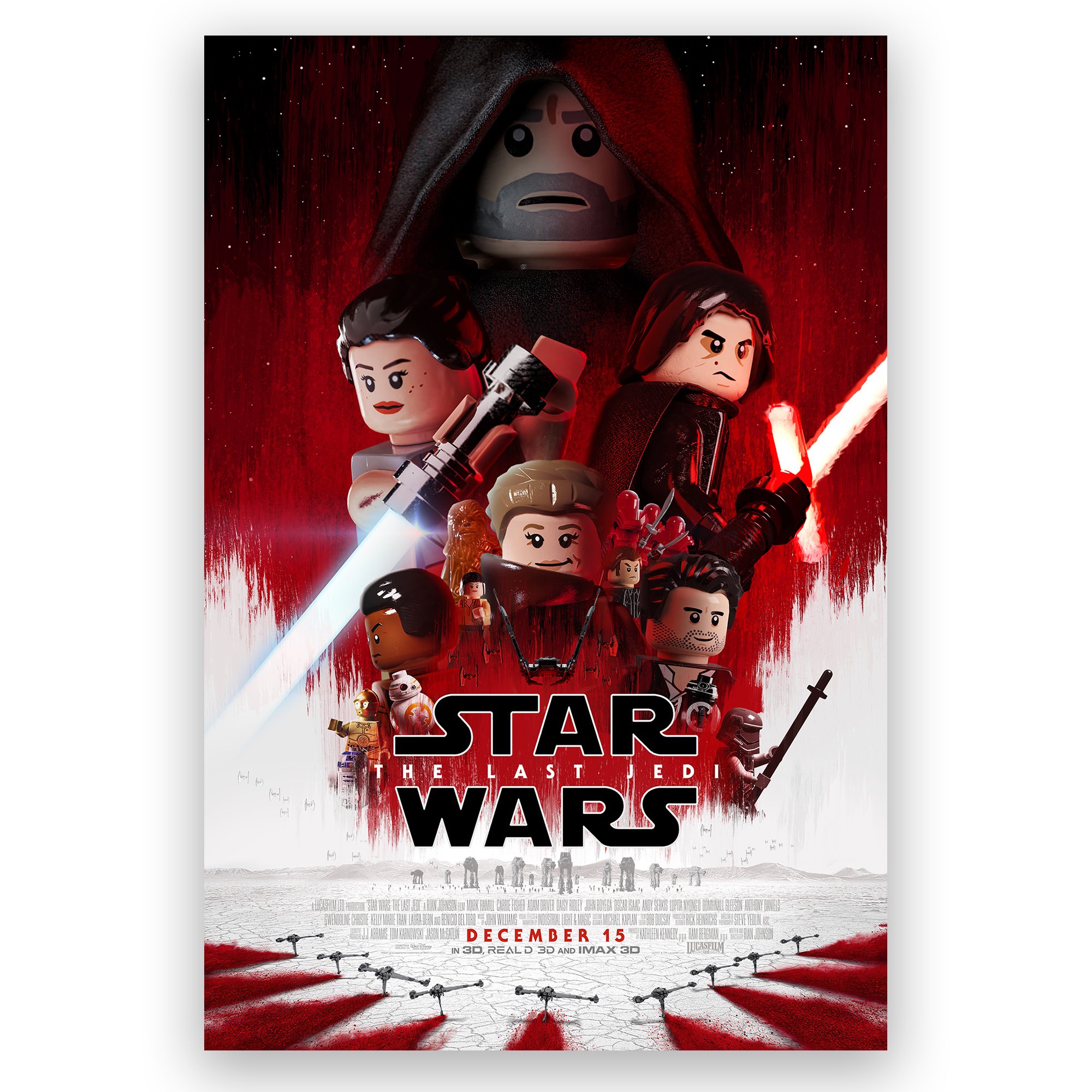 LEGO on Twitter: "We fell in love with the new Star Wars: The Jedi movie poster… and then this one came along… done, @macrolegouniverse 👏 https://t.co/sK2WUOZWCs" / Twitter