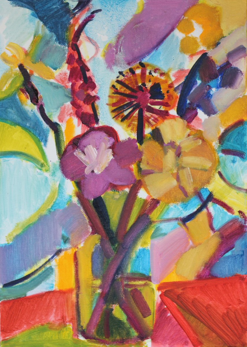 StAnnesLewes's tweet photo. Flowers, Interior by Julian Le Bas, part of his solo show. Open again this weekend https://t.co/cmIPMNDMx9 https://t.co/qSpURKumuk