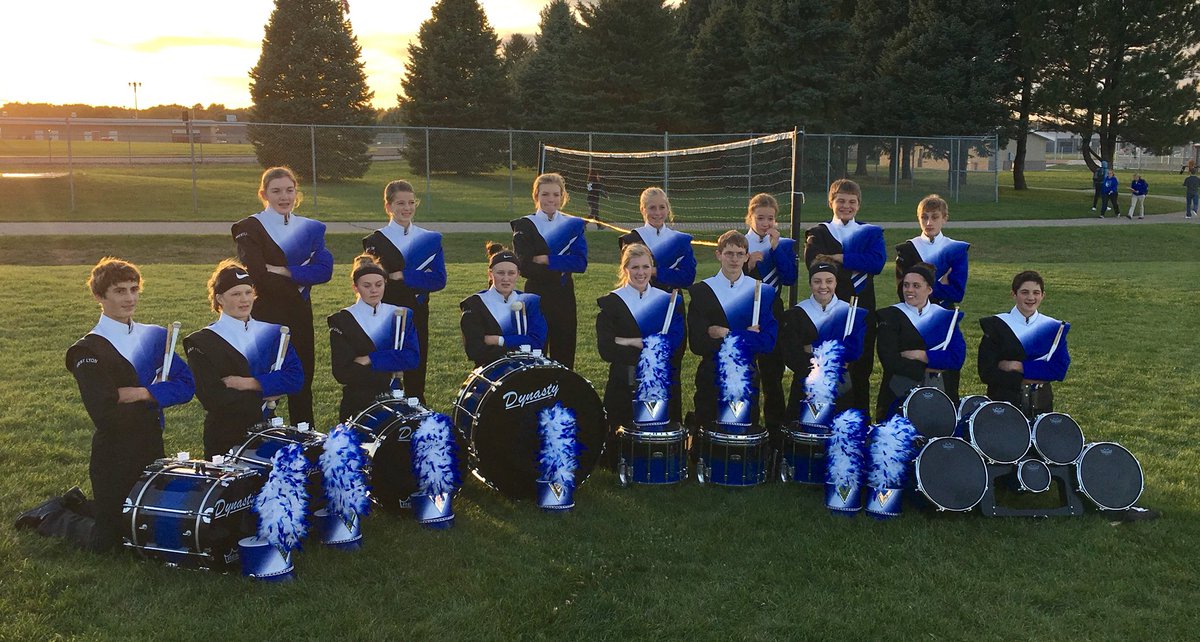 dynastyperc's tweet photo. Thanks to West Lyon HS for this photo with their new custom Dynasty drums! #TeamDynasty #CustomLacquer #CustomElite https://t.co/r0AyOFHv31