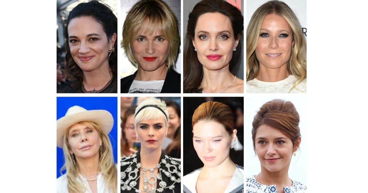 HuffPostQuebec's tweet photo. Les 28 femmes qui accusent Harvey Weinstein d'agression sexuelle https://t.co/48pu0TDZVx https://t.co/MnEpPPBpws