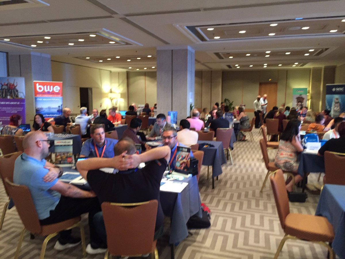 leehayhurst's tweet photo. Speed dating progressing nicely. #bwtconference2017 @BroadwayTravel https://t.co/IFnVRrvSfJ