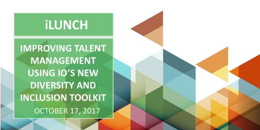 On Oct 17th at iLunch we launch our new Diversity &amp; Inclusion Toolkit for the Interactive Digital Media industry! eventbrite.ca/e/ilunch-impro…