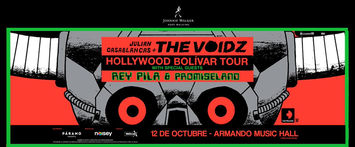 #ElToque Julian Casablancas está de vuelta con un nuevo sonido: @JCandTheVoidz junto a <a href="/reypila/">Rey Pila</a> en Armando Music Hall <a href="/armandorecords/">Armando Records</a>