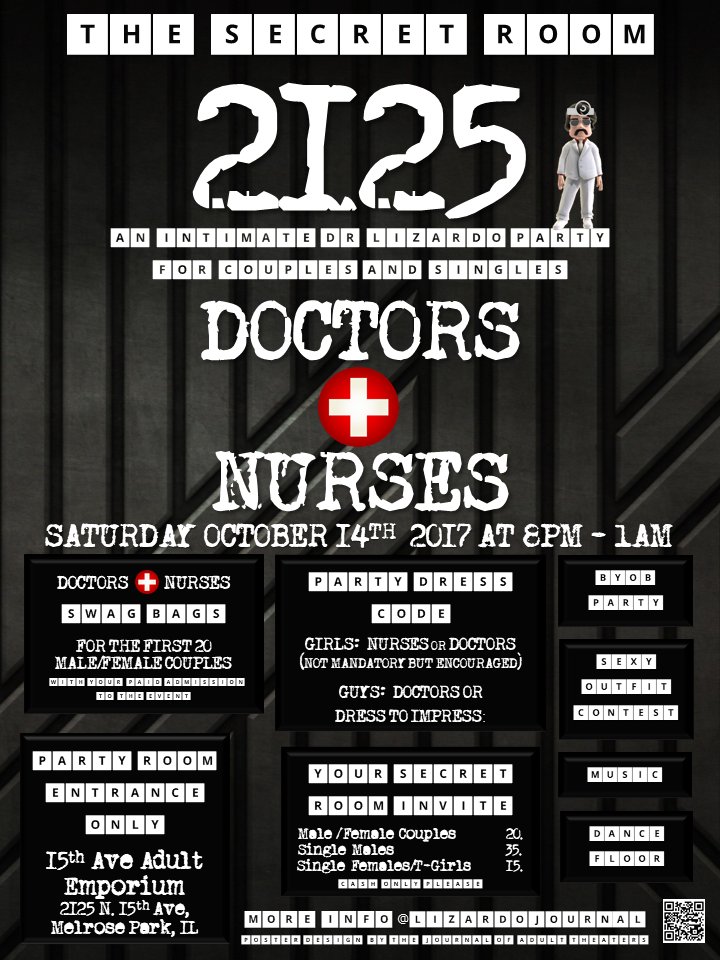 In 2 Days Step Deep Inside The Secret Room 2125 Doctors Nurses Party At 15thaveadult In Chicago Naughty Nurses Byob Swag Morepic Twitter Com In 2 Days Step Deep Inside The Secret Room 2125 Doctors Nurses Party At 15thaveadult In Chicago Naughty Nurses Byob Swag Morepic Twitter Com