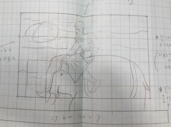 象に乗って帰ります。 