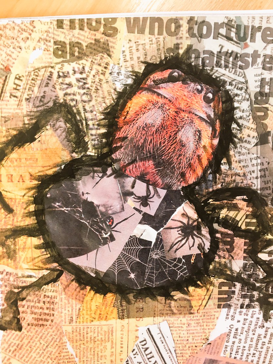 Aspen tree loved putting the final frightening touches on our final outcomes in art! <a href="/WoodhillSchool/">Woodhill School</a> <a href="/WoodhillArt/">Art</a>