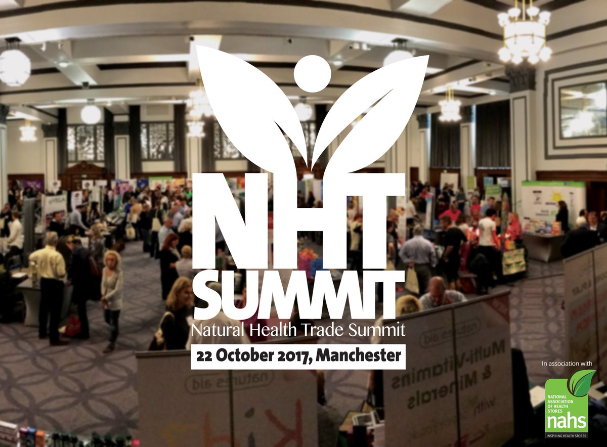 480 people have registered to attend next weekend's Natural Health Trade Summit, Manchester.Join them,register free: nhtsummit.co.uk
