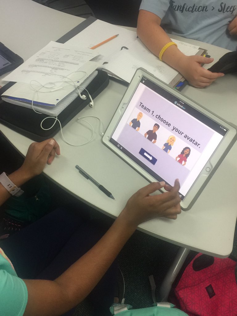 PjetrovicWest's tweet photo. Decimal jeopardy review in Math 6/7 ACC, pick your avatar! #CMSWConnects https://t.co/tjlbp9SBuI