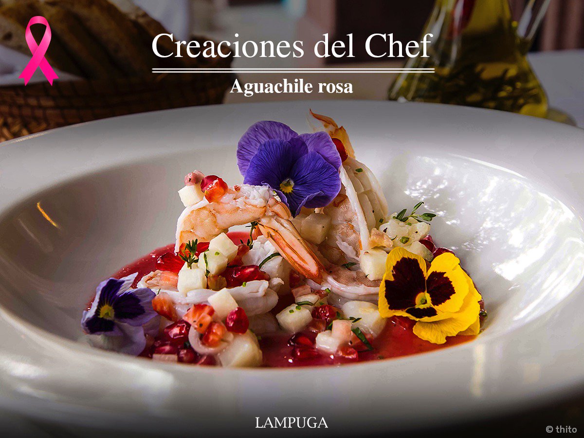 AGUACHILE ROSA
Un porcentaje de las ganancias de nuestros #PlatillosRosas se donará a la #LuchaContraElCáncerDeMama 
#OctubreRosa