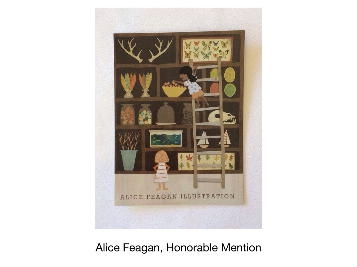 SCBWIRockyMtn's tweet photo. Congratulations to our #RMCSCBWI17 Portfolio Showcase Winners! Grand prize: @hawkins_angelac & Honorable mention: @acfeagan #kidlitart https://t.co/WsHPFHDGbd