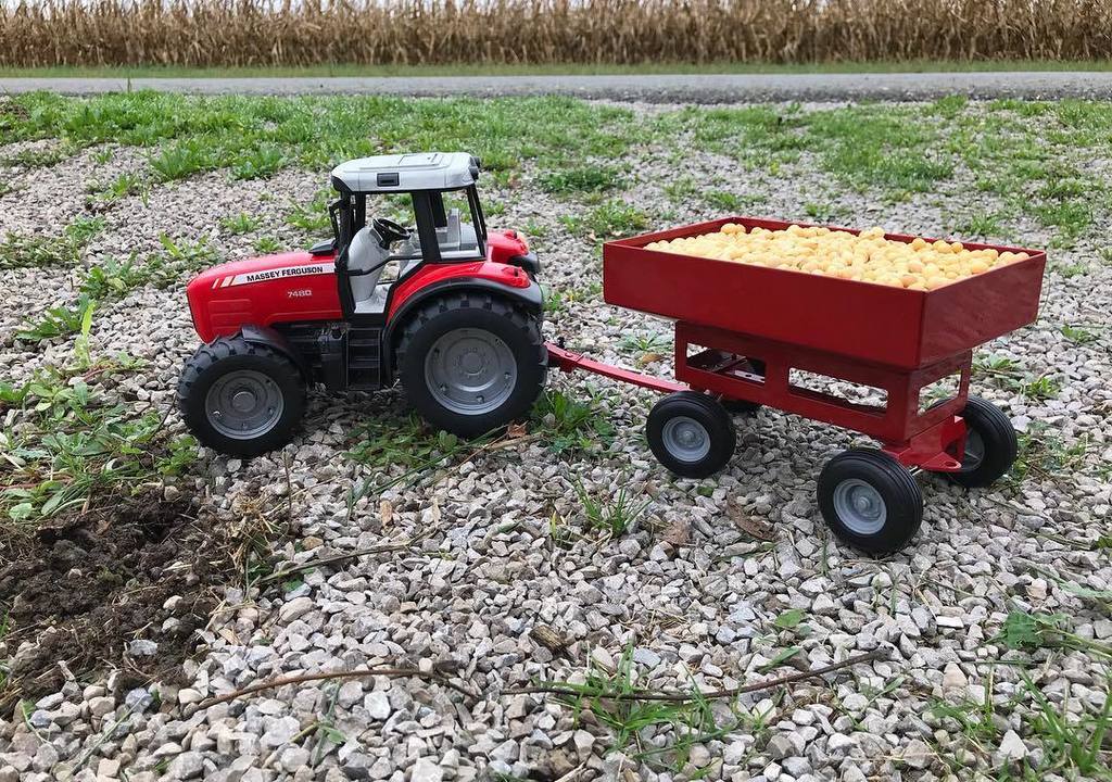 russelllabounty's tweet photo. Done with the harvest of the soy beans ready to head to town to the elevator. #MasseyFerguson #drivewaylife #fullw… https://t.co/lr2eMk9uBX https://t.co/LE03P4wNqY