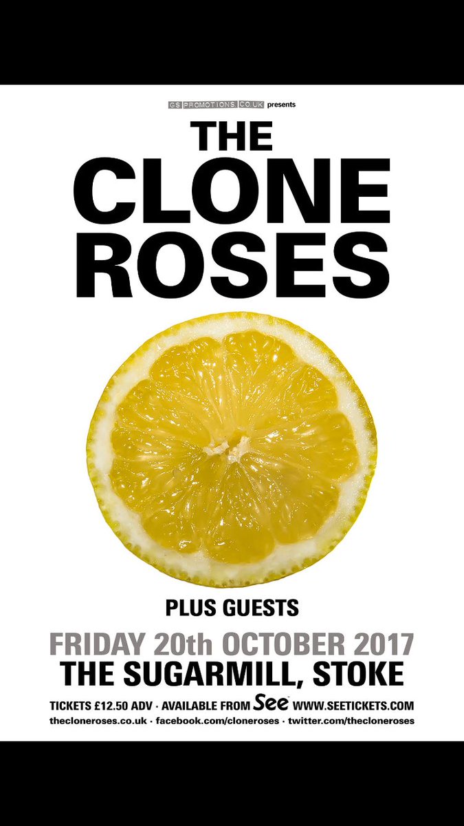 Contact us if you've not got your tickets yet